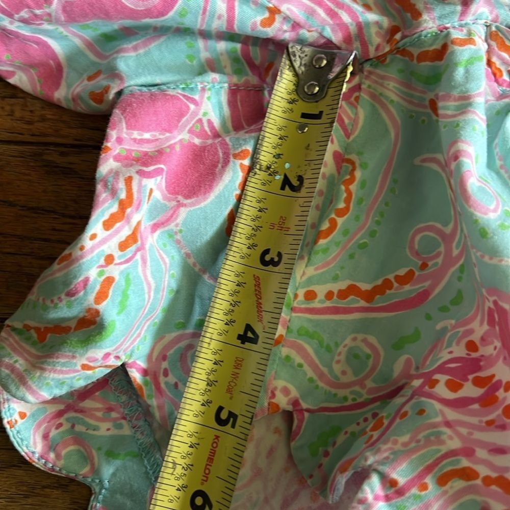 Lilly Pulitzer Buttercup Scalloped Shorts - Spa Blue Jellies Be Jammin’ - 2 - Picture 6 of 10